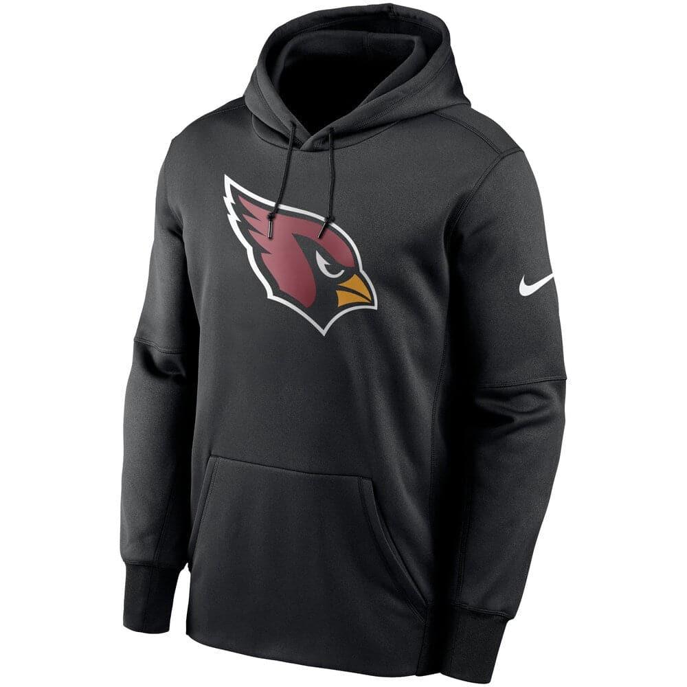Nike Jumpers Arizona Cardinals Nike NFL Prime Logo Therma Hoodie Jumper - Black