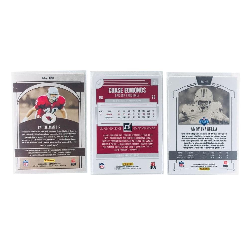Panini Cards Arizona Cardinals Panini NFL 3 Legends & Rookie Card Set