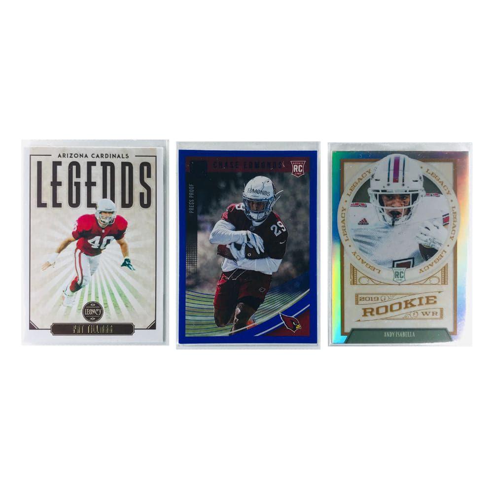 Panini Cards Arizona Cardinals Panini NFL 3 Legends & Rookie Card Set