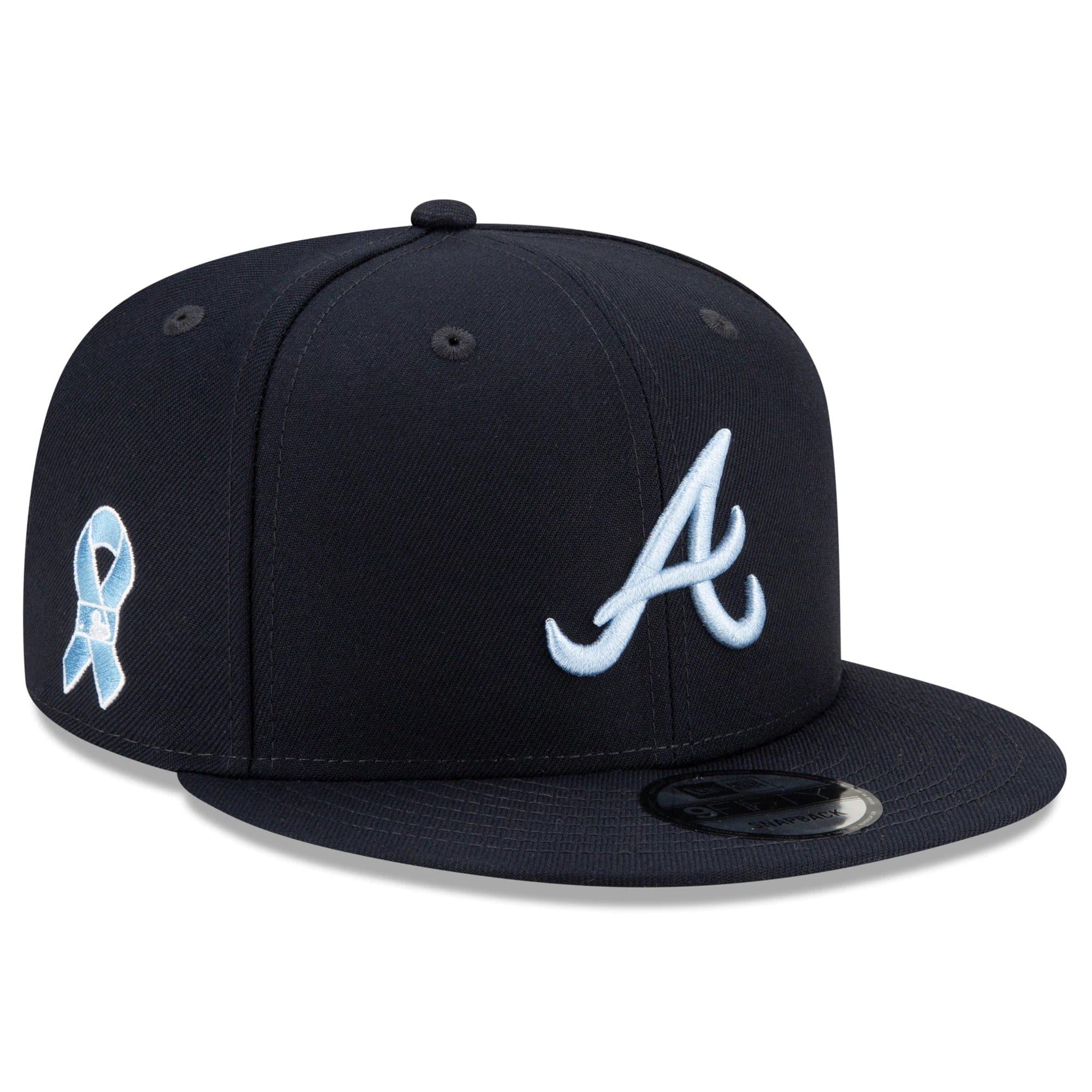 New Era Caps Atlanta Braves New Era MLB 2021 Fathers Day 9FIFTY Snapback Hat - Navy
