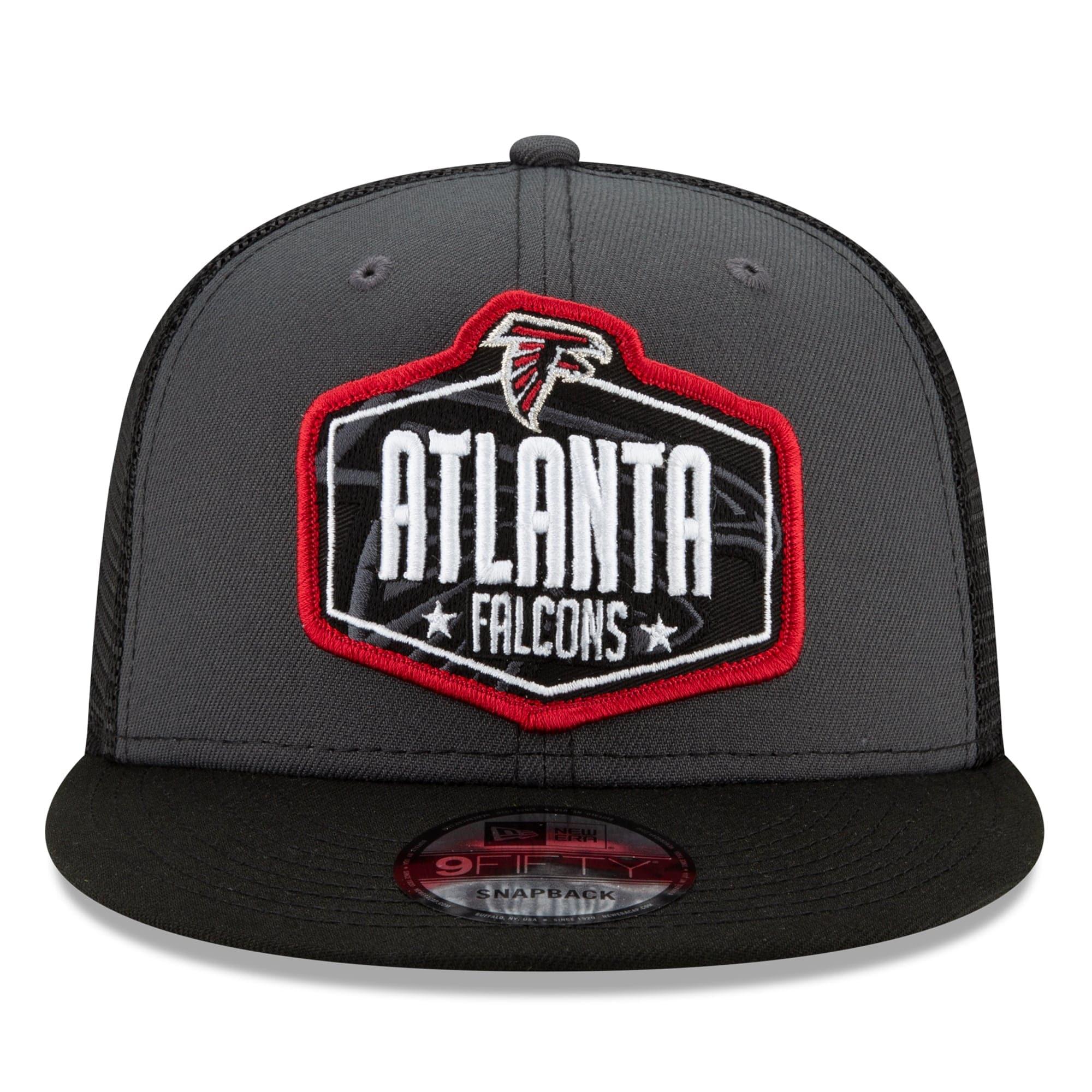 New Era Caps Atlanta Falcons New Era 2021 NFL Draft 9FIFTY Snapback Hat - Graphite