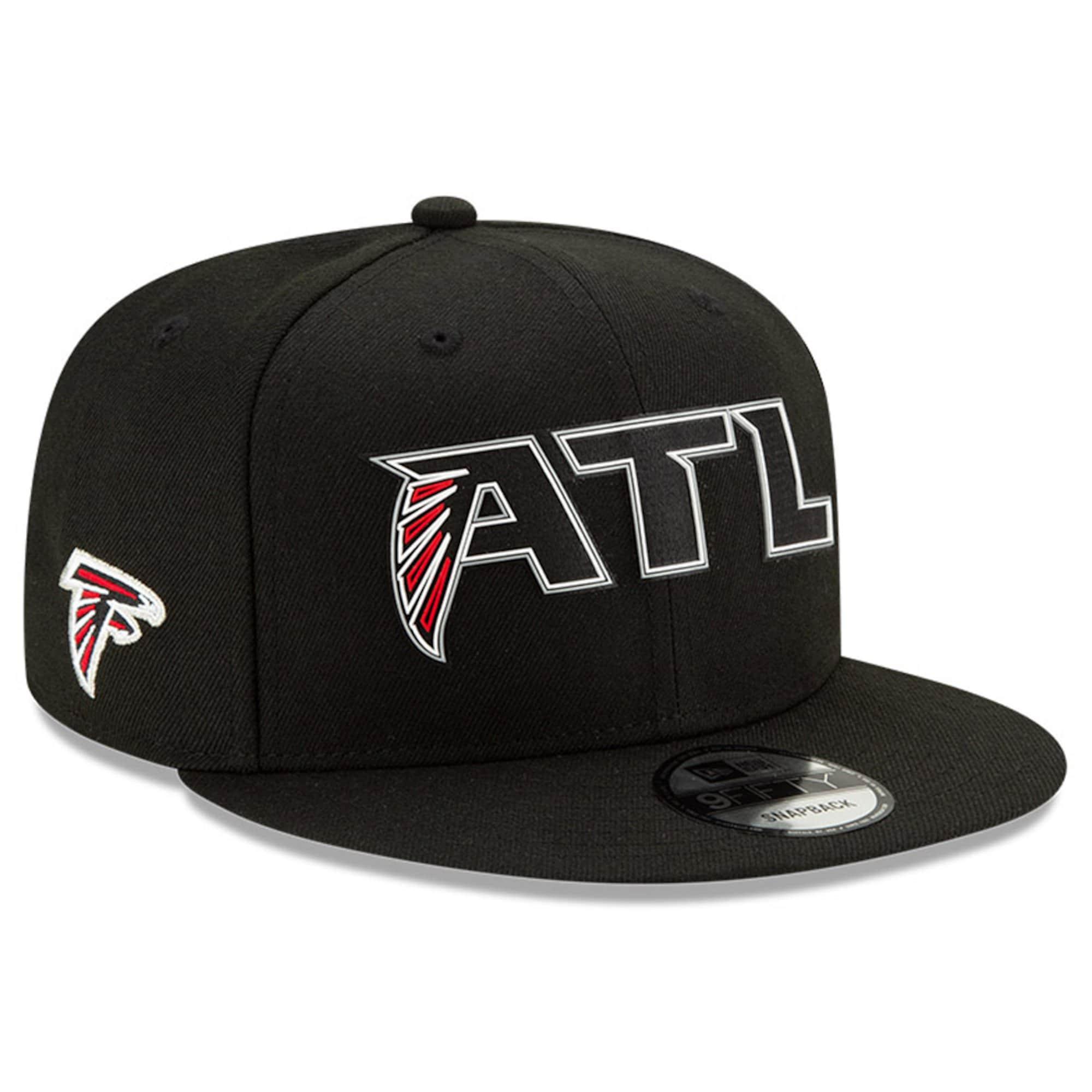 New Era Caps Atlanta Falcons New Era NFL 2020 Draft 9FIFTY Snapback Hat - Black