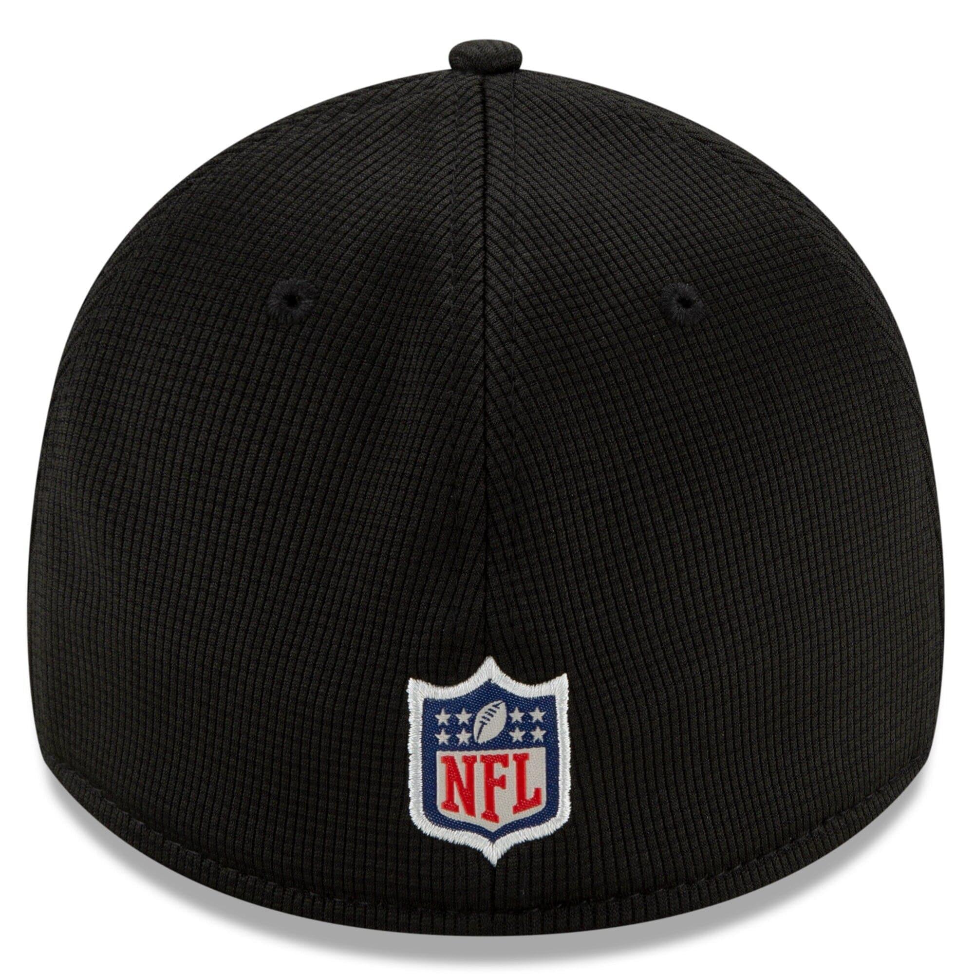New Era Caps Atlanta Falcons New Era NFL 2021 Sideline Home 39THIRTY Flex Fit Hat - Black