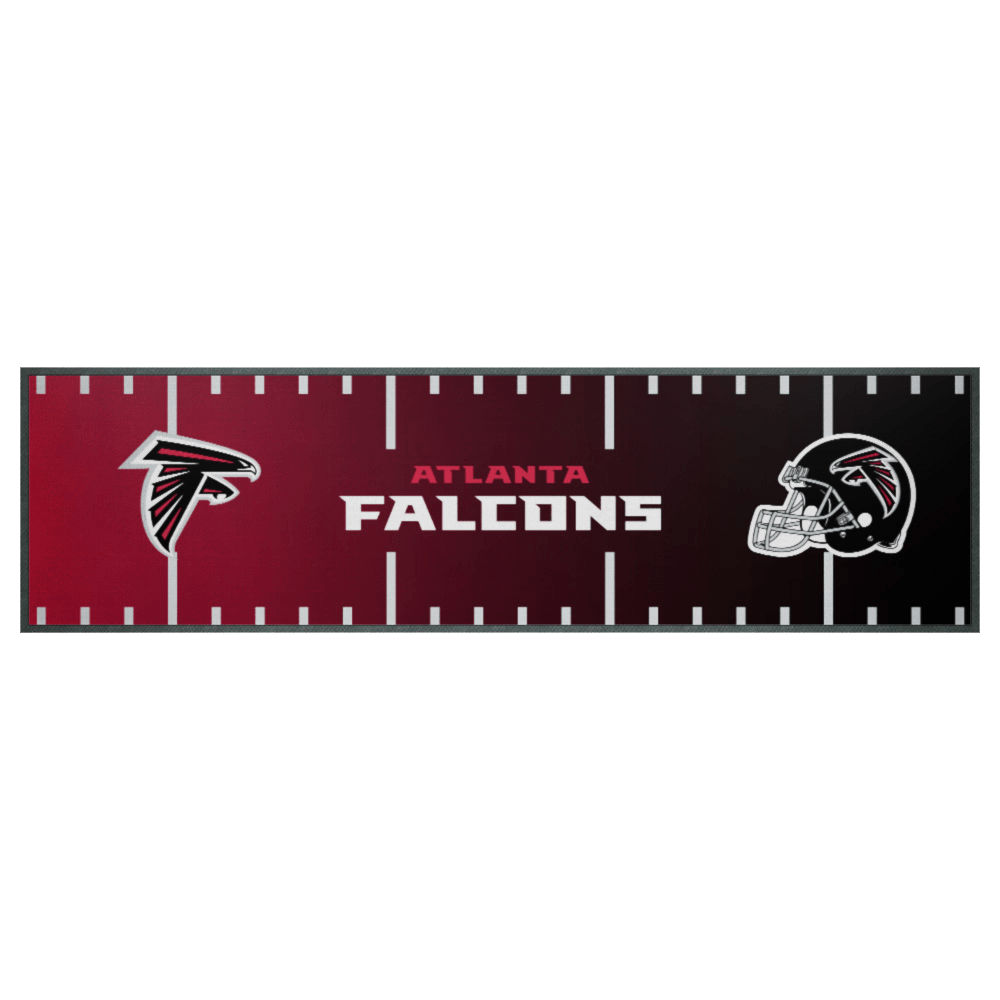 NFL Branded Accessories Atlanta Falcons NFL Team Field 90 x 25cm Bar Runner/Mat