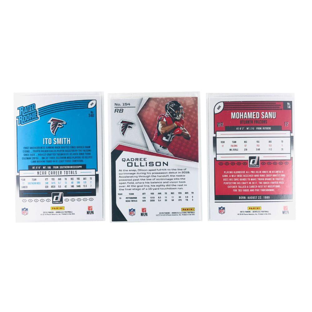 Panini Cards Atlanta Falcons Panini NFL 3 Rookies & Stars Card Set