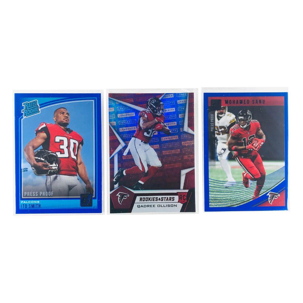 Panini Cards Atlanta Falcons Panini NFL 3 Rookies & Stars Card Set