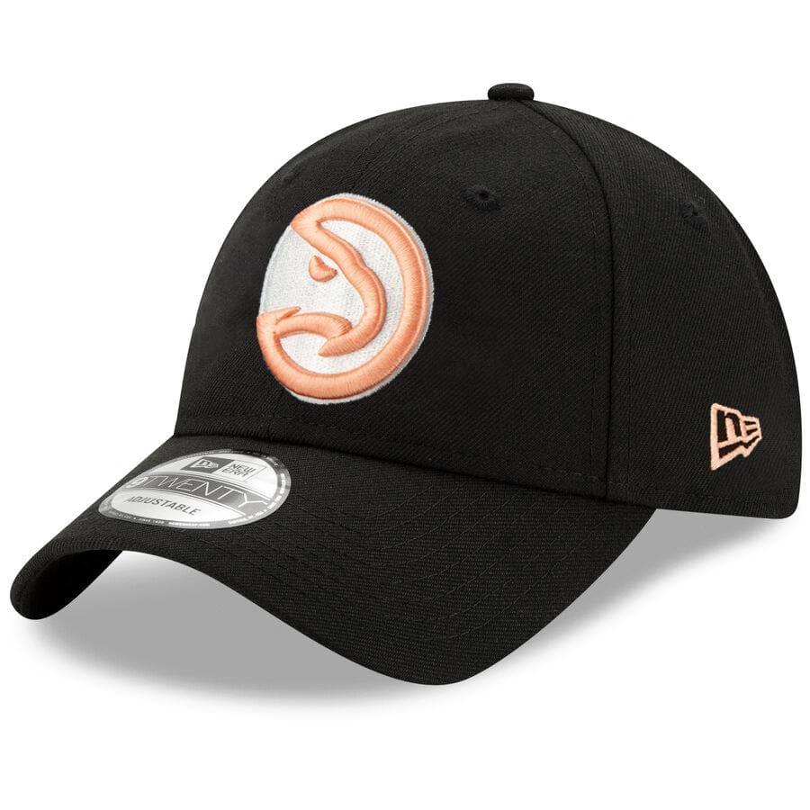 New Era Caps Atlanta Hawks New Era NBA 2019 City Series 9TWENTY Curved Hat - Black