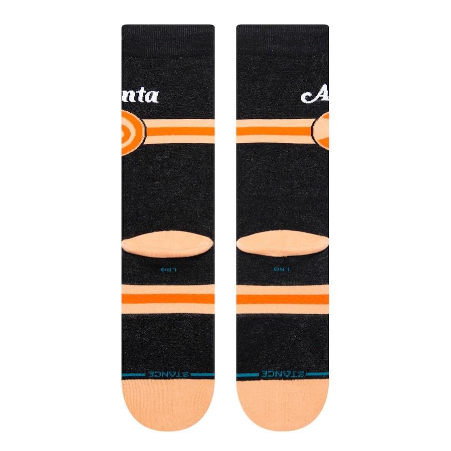 Stance Socks Large (9-12 US) Atlanta Hawks  Stance NBA 22-23 City Edition Crew Socks - Black