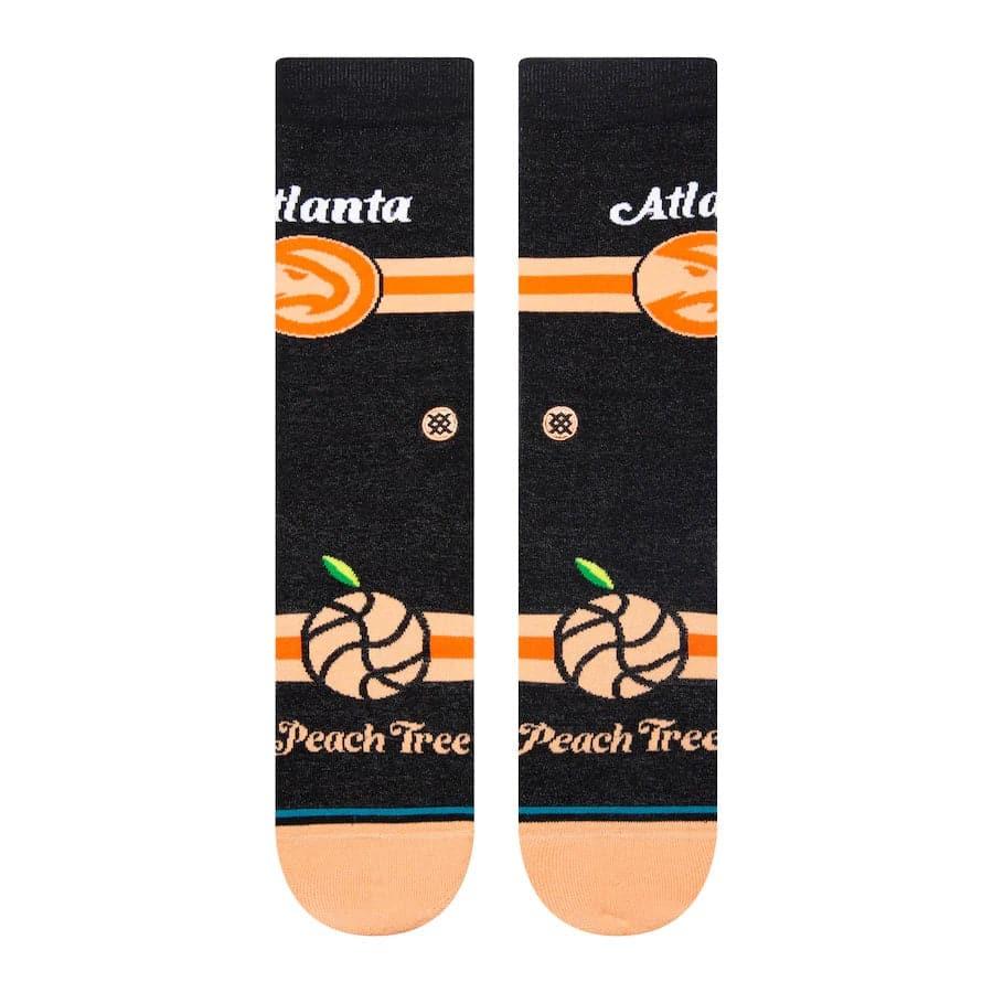Stance Socks Large (9-12 US) Atlanta Hawks  Stance NBA 22-23 City Edition Crew Socks - Black