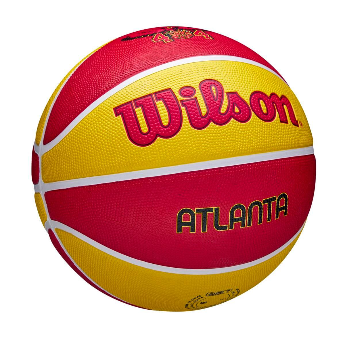 Wilson Sporting Goods Balls Atlanta Hawks Wilson NBA 21-22 City Edition Full Size Basketball Ball - Size 7