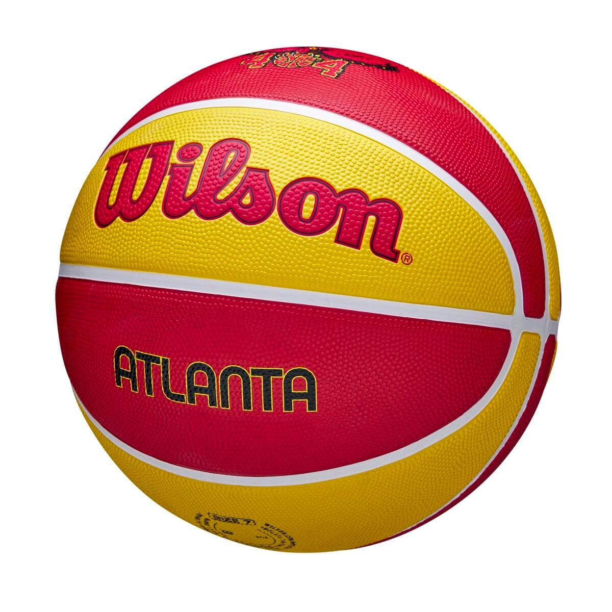 Wilson Sporting Goods Balls Atlanta Hawks Wilson NBA 21-22 City Edition Full Size Basketball Ball - Size 7