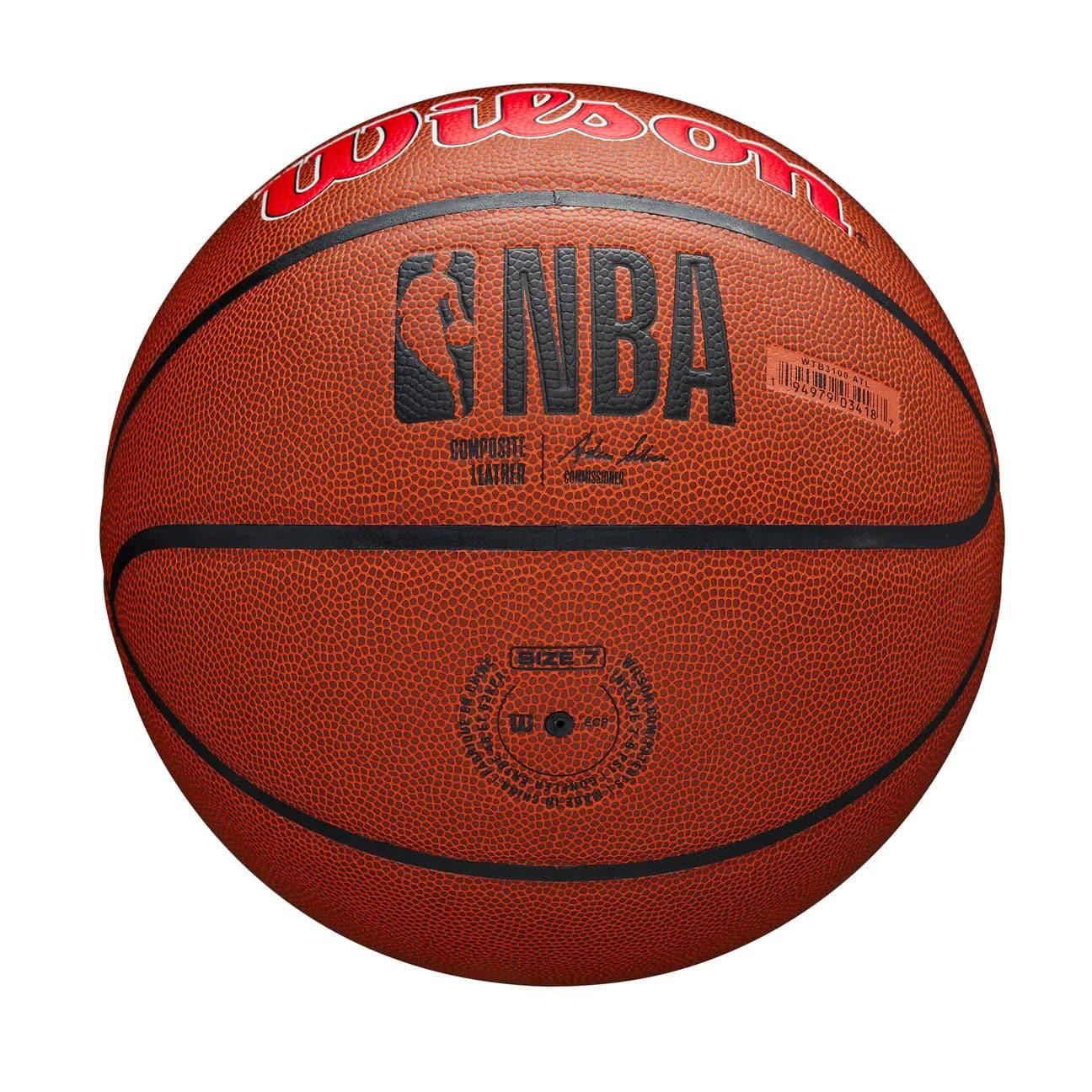 Wilson Sporting Goods Balls Atlanta Hawks Wilson NBA Team Full Size Basketball Ball