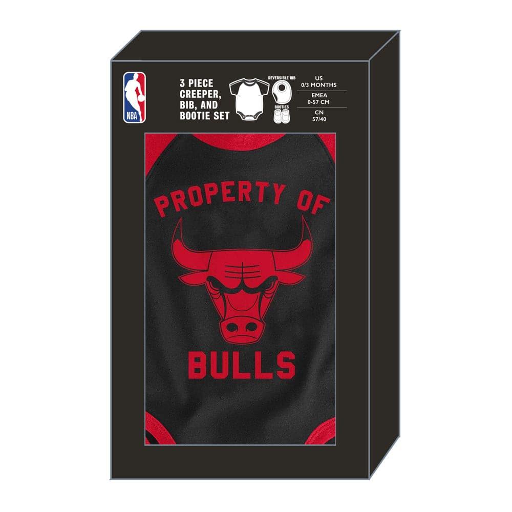 Infants Chicago Bulls Outerstuff NBA Bib & Bootie Crib Pack - Red