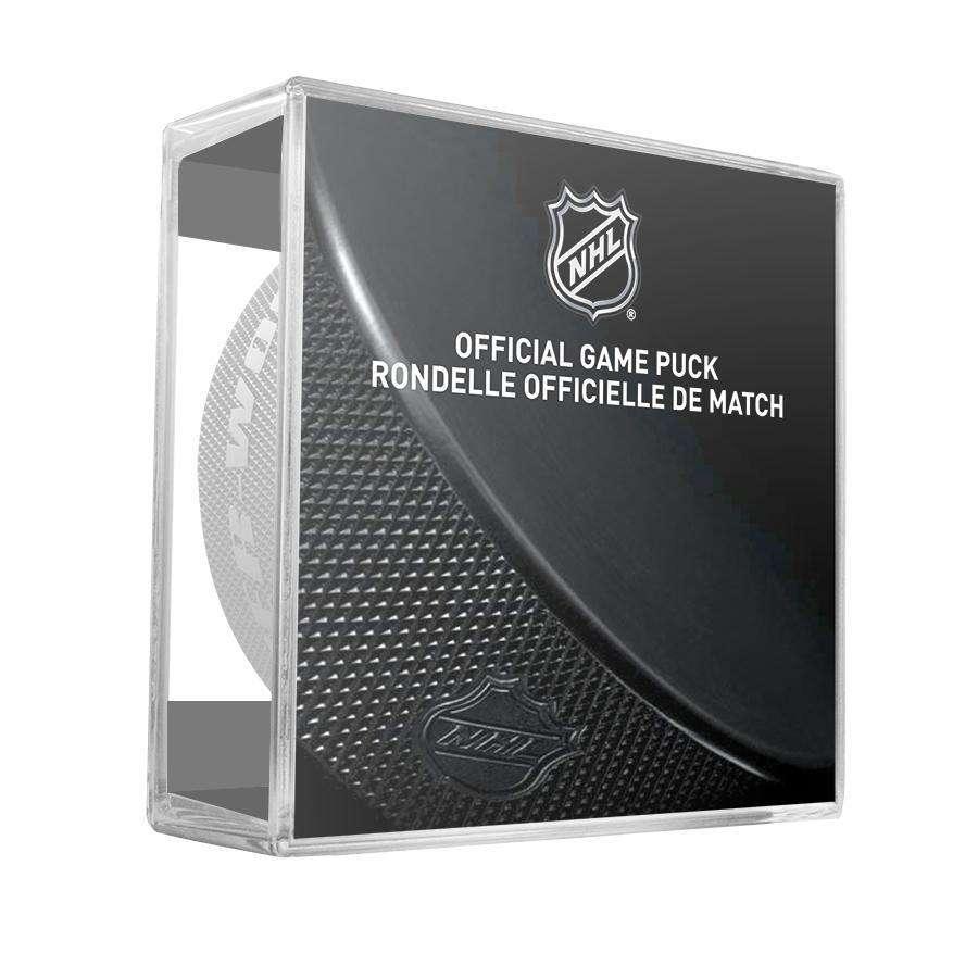Boston Bruins Sher-Wood NHL Anniversary Puck w/Case
