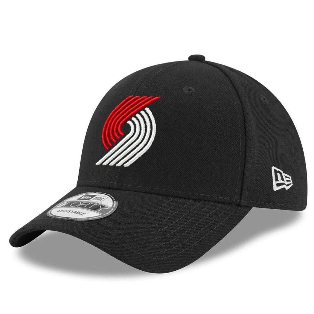 Portland Trail Blazers New Era NBA Hardwood Classics Nights 9FORTY Curved Hat - Black