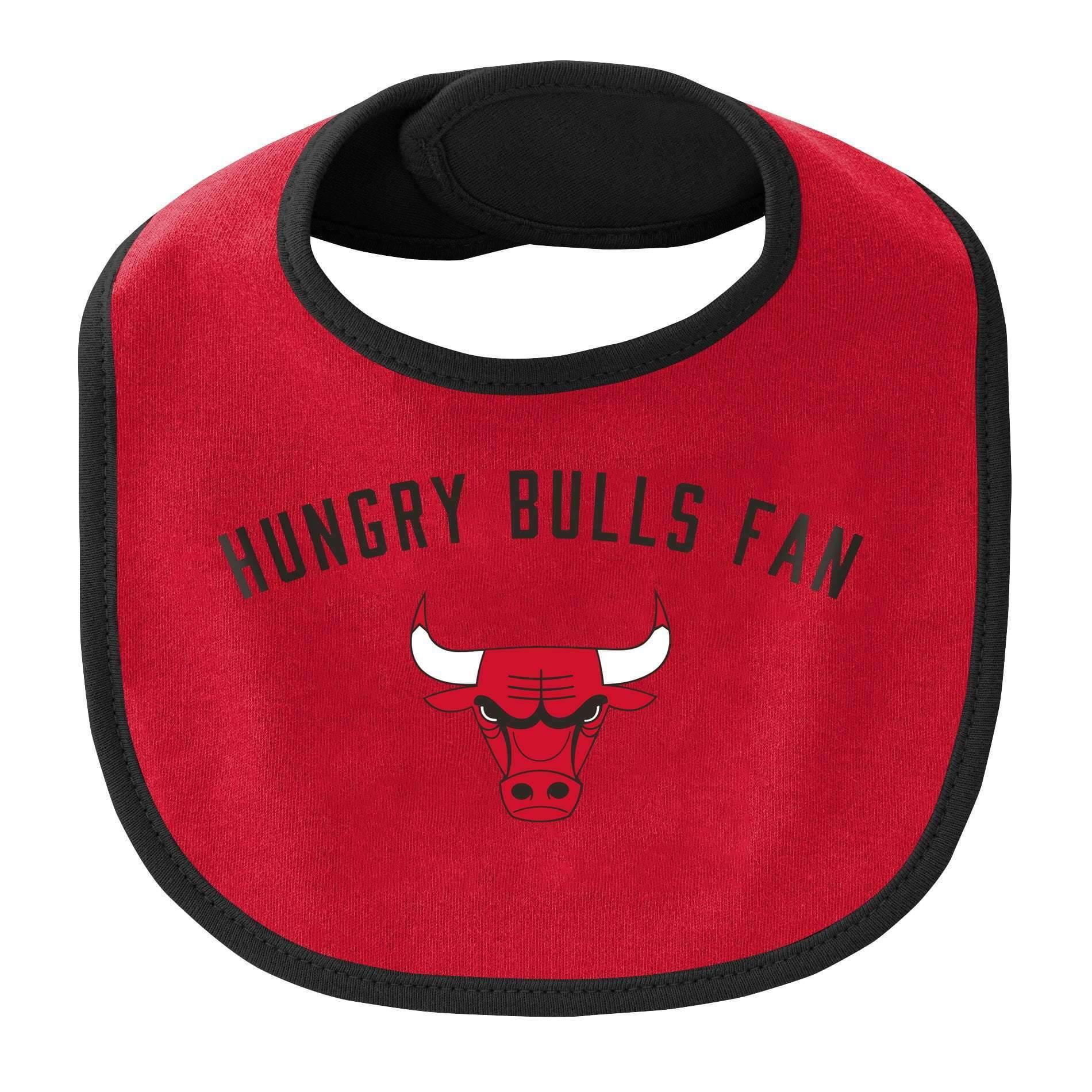 Infants Chicago Bulls Outerstuff NBA Bib & Bootie Crib Pack - Red