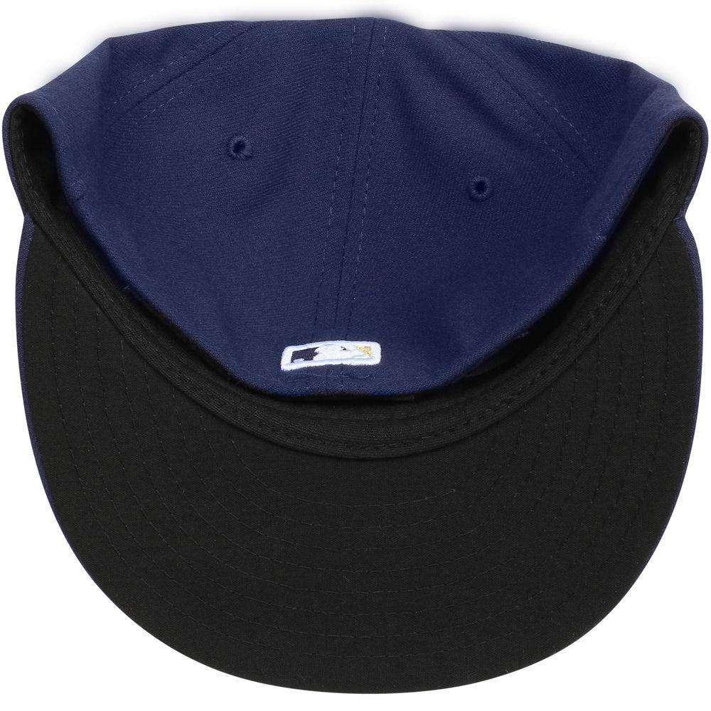Milwaukee Brewers New Era MLB AC On-Field 59FIFTY Fitted Hat - Navy