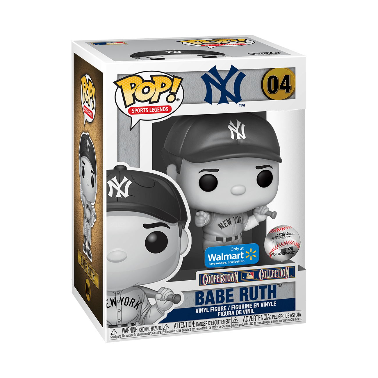 Funko Figures Babe Ruth New York Yankees MLB Funko Pop Vinyl 3.75" Figure