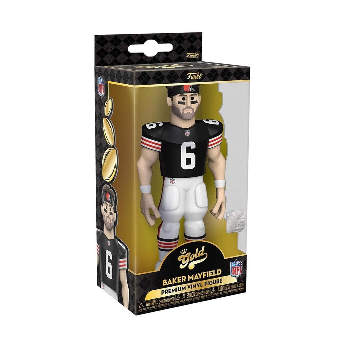Funko Figures Baker Mayfield Cleveland Browns Funko NFL 5" Vinyl Gold Figure