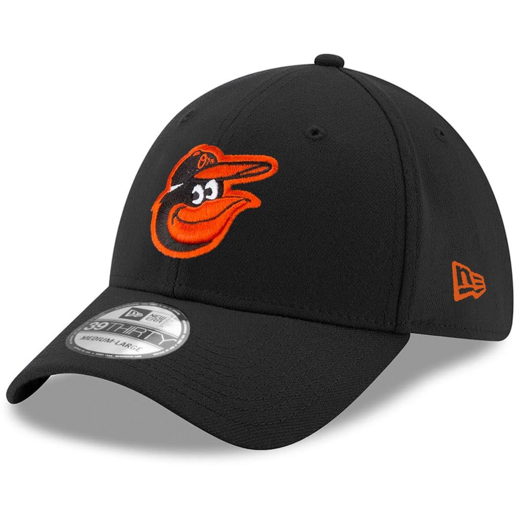 New Era Caps Baltimore Orioles New Era MLB Team 39THIRTY Stretch-Fit Hat - Black