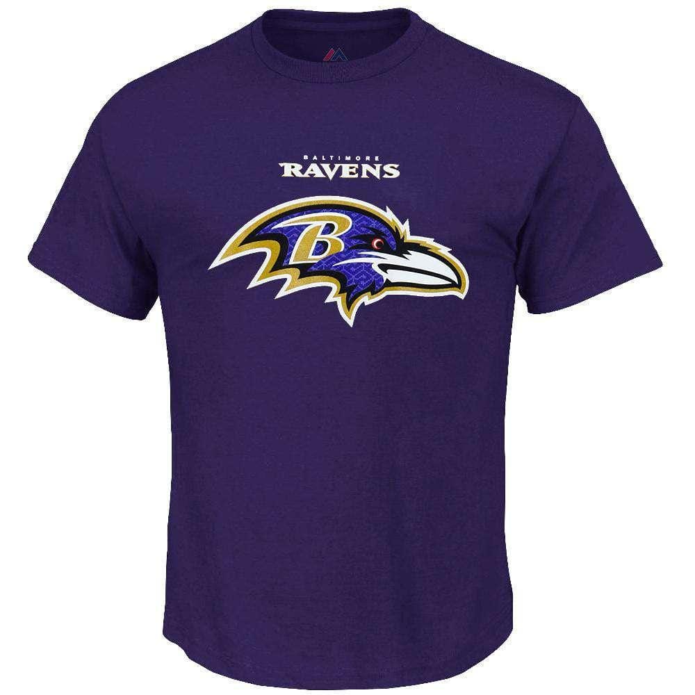 Majestic Athletic T-Shirts M Baltimore Ravens Majestic NFL Critical Victory T-Shirt - Purple