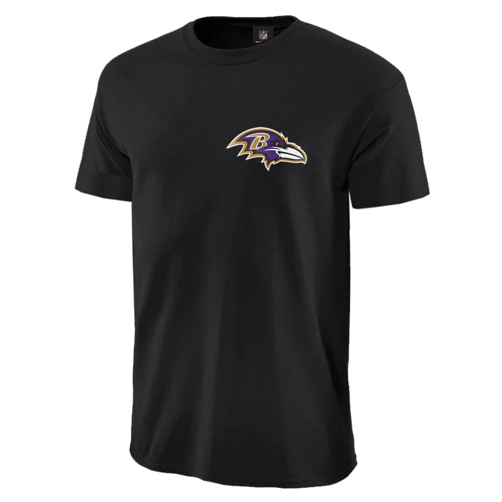 Majestic Athletic T-Shirts Baltimore Ravens Majestic NFL Gamily T-Shirt - Black