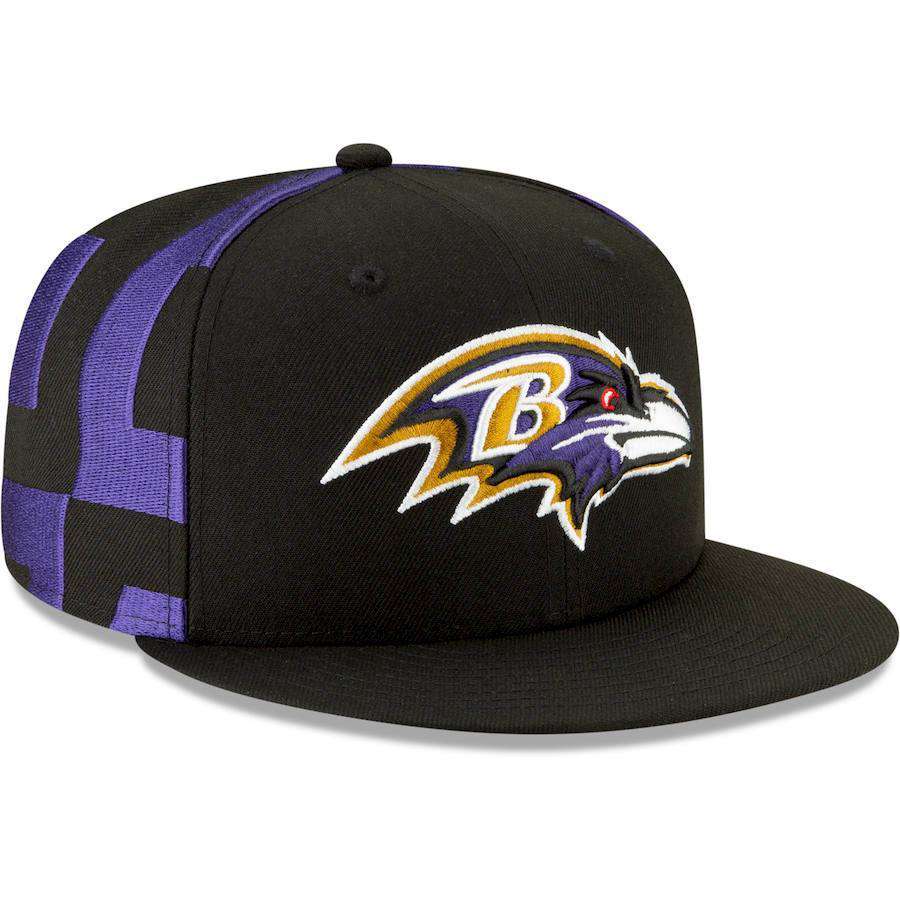 New Era Caps Baltimore Ravens New Era 2019 NFL Draft 9FIFTY Snapback Hat – Black