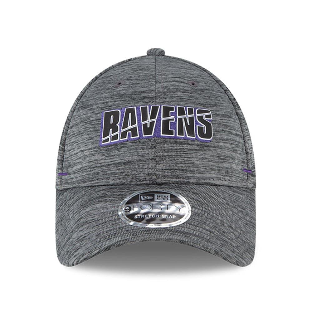 New Era Caps Baltimore Ravens New Era NFL 2020 Summer Sideline 9FORTY Snapback Curve Hat - Heather