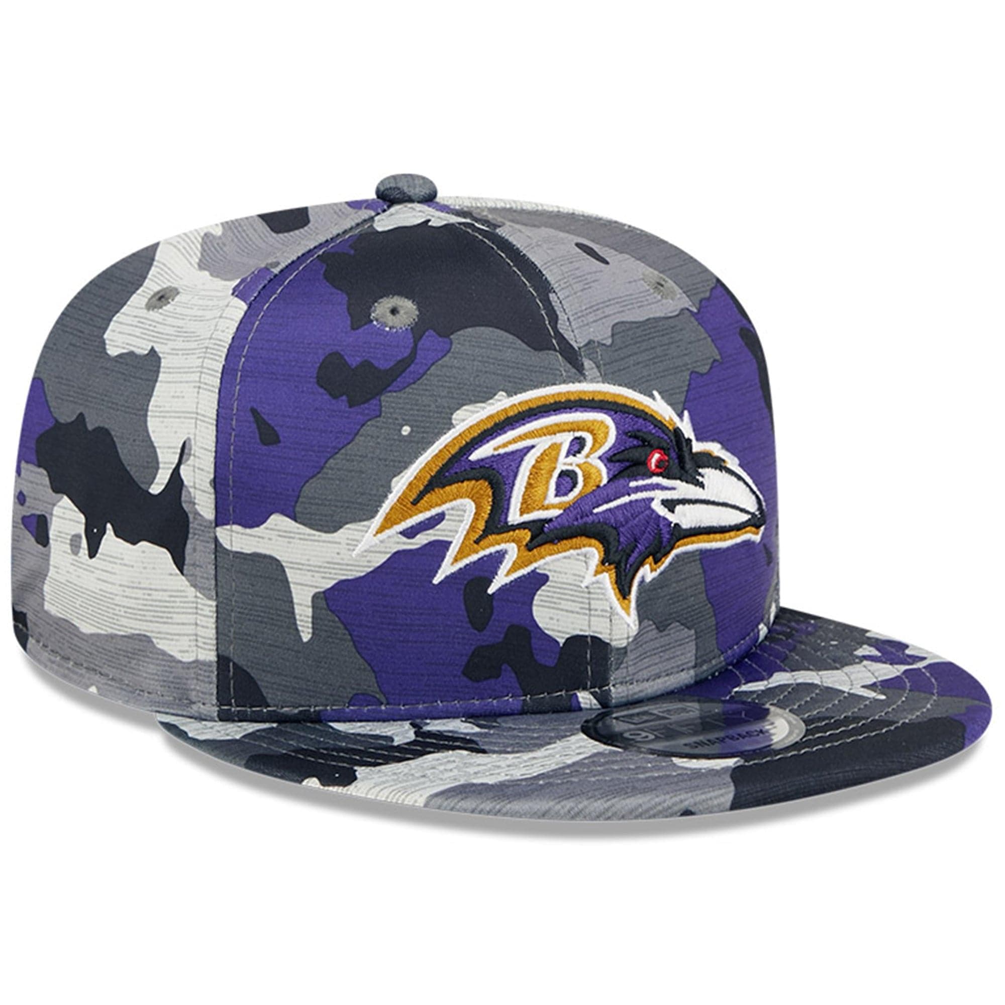 New Era Caps Baltimore Ravens New Era NFL 22 Training Camp 9FIFTY Snapback Hat - Camo