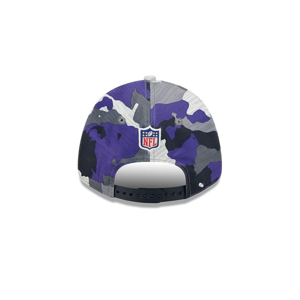 New Era Caps Youths Baltimore Ravens New Era NFL 22 Training Camp Youths 9FORTY Stretch Snap Hat - Camo