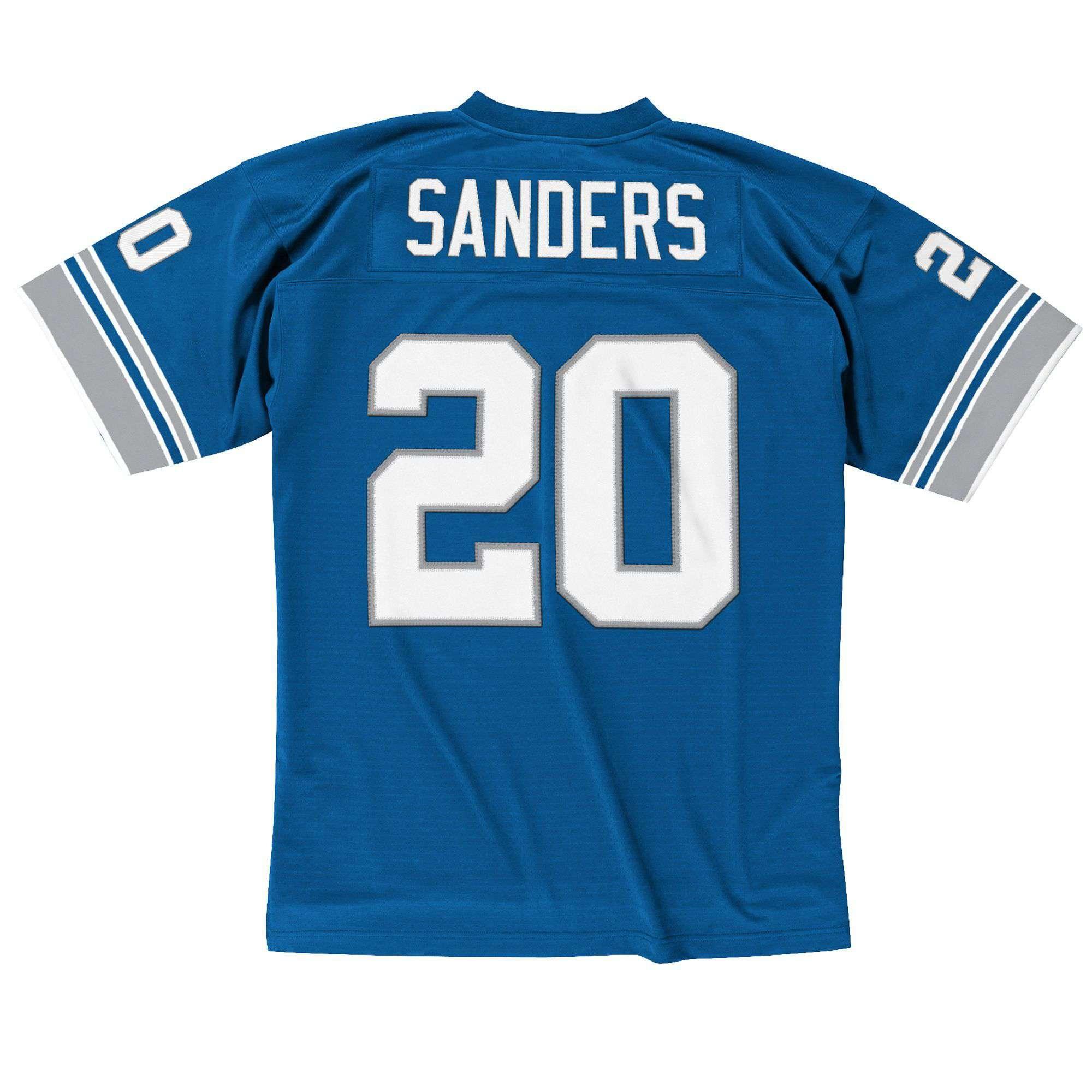 Mitchell And Ness Jerseys Barry Sanders Detroit Lions Mitchell & Ness NFL Legacy Jersey - Blue