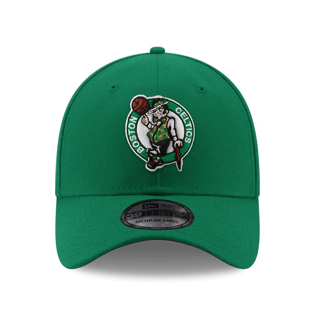 Boston Celtics New Era NBA Team 39THIRTY Flex Fit Curve Hat - Green