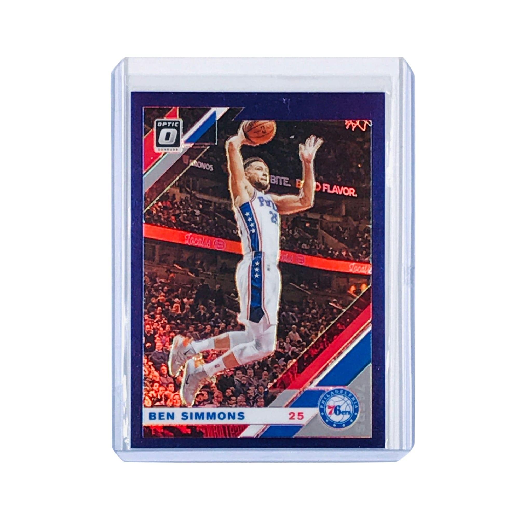 Panini Cards Ben Simmons Philadelphia 76ers 2019-20 Panini Optic NBA Purple Holo Card
