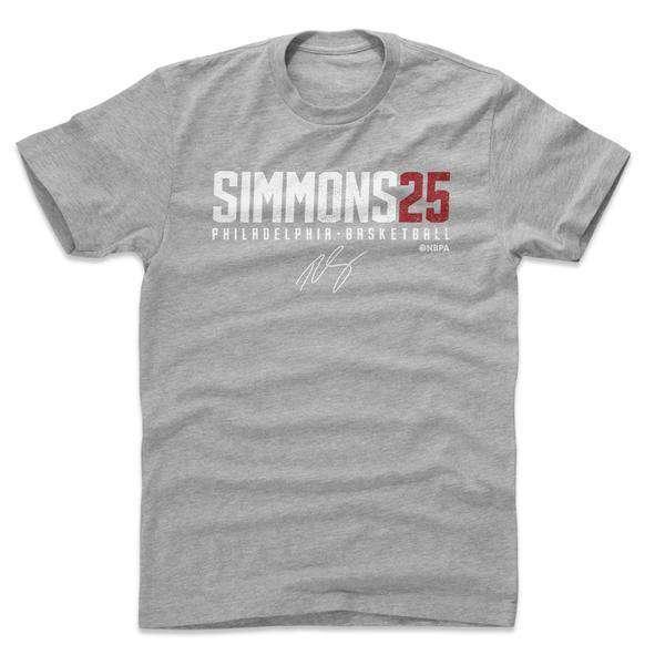 500 Level T-Shirts Ben Simmons Philadelphia 76ers 500 Level NBA Name T-Shirt - Grey