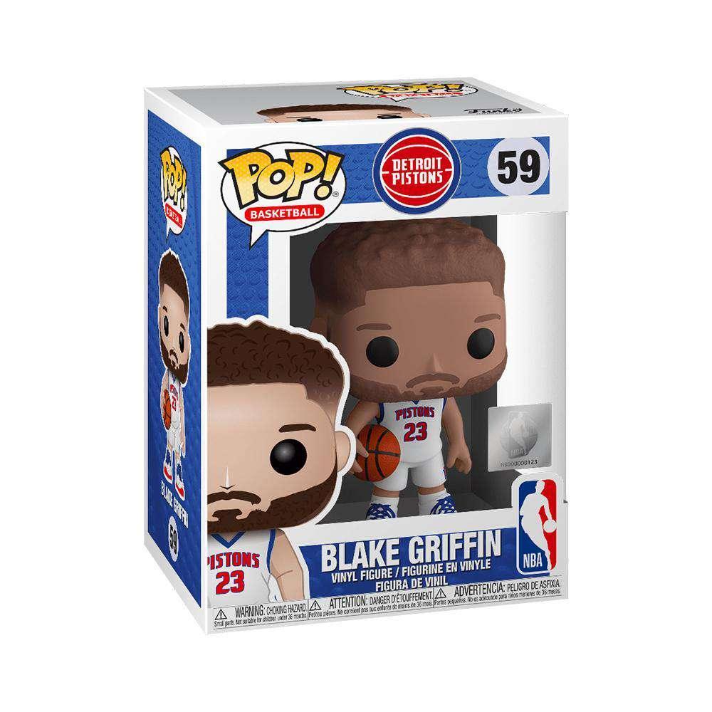 Funko Figures Blake Griffin Detroit Pistons Funko NBA Pop Figure - White