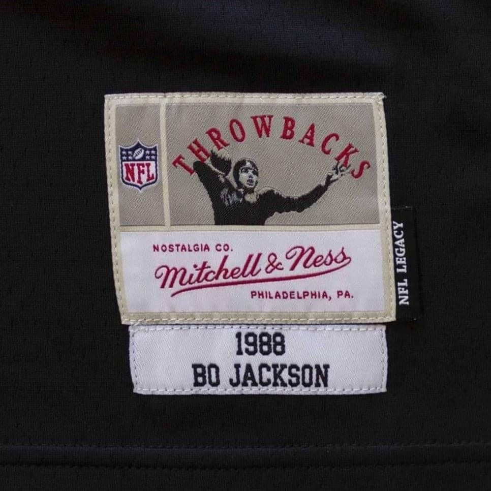 Mitchell And Ness Jerseys Bo Jackson Las Vegas Raiders Mitchell & Ness NFL 88 Legacy Jersey - Black