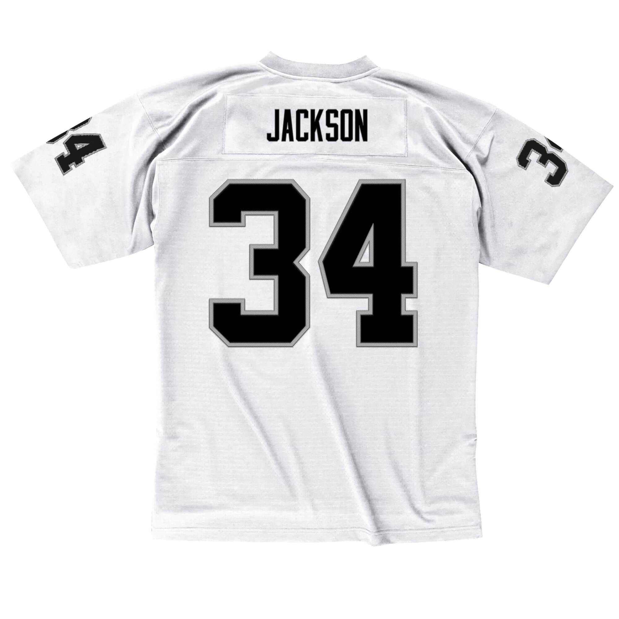 Mitchell And Ness Jerseys Bo Jackson Las Vegas Raiders Mitchell & Ness NFL 88 Legacy Jersey - White