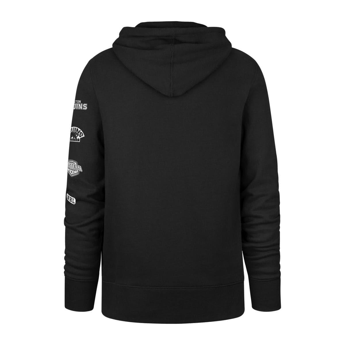 47 Brand Jumpers Boston Bruins '47 NHL Rundown Headline Hoodie Jumper - Black