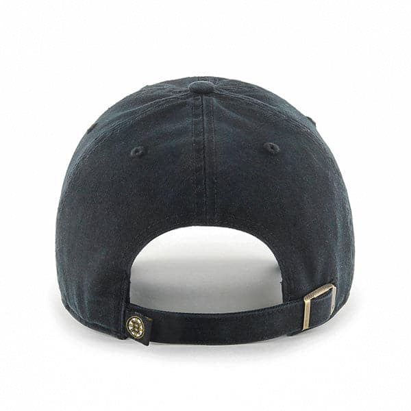 47 Brand Caps Boston Bruins '47 NHL Team Clean Up Strapback Hat - Black