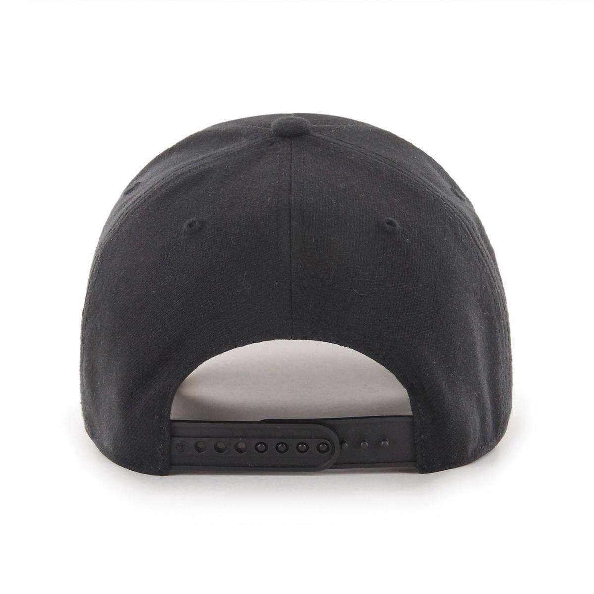 47 Brand Caps Boston Bruins ’47 NHL Team MVP DT Pinch Curve Snapback Hat - Black