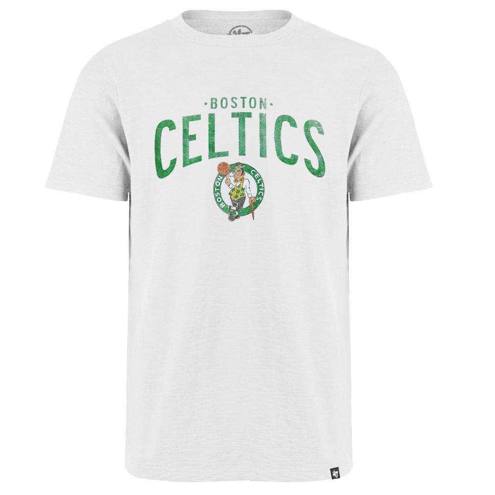 47 Brand T-Shirts Boston Celtics '47 NBA Knockaround Flanker T-Shirt - White