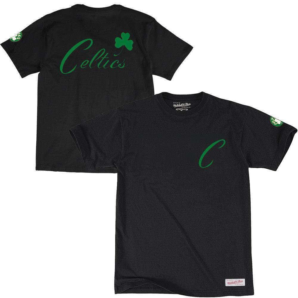 Mitchell And Ness T-Shirts L Boston Celtics Mitchell & Ness NBA Ball Game T-Shirt - Black
