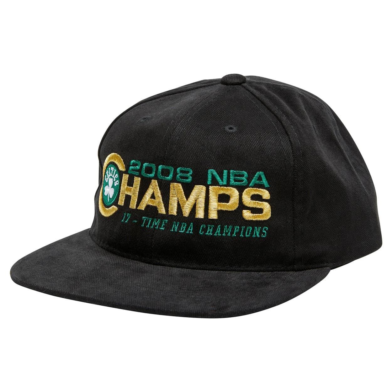 Mitchell And Ness Caps Boston Celtics Mitchell & Ness NBA Champions Era Deadstock Snapback Hat - Black