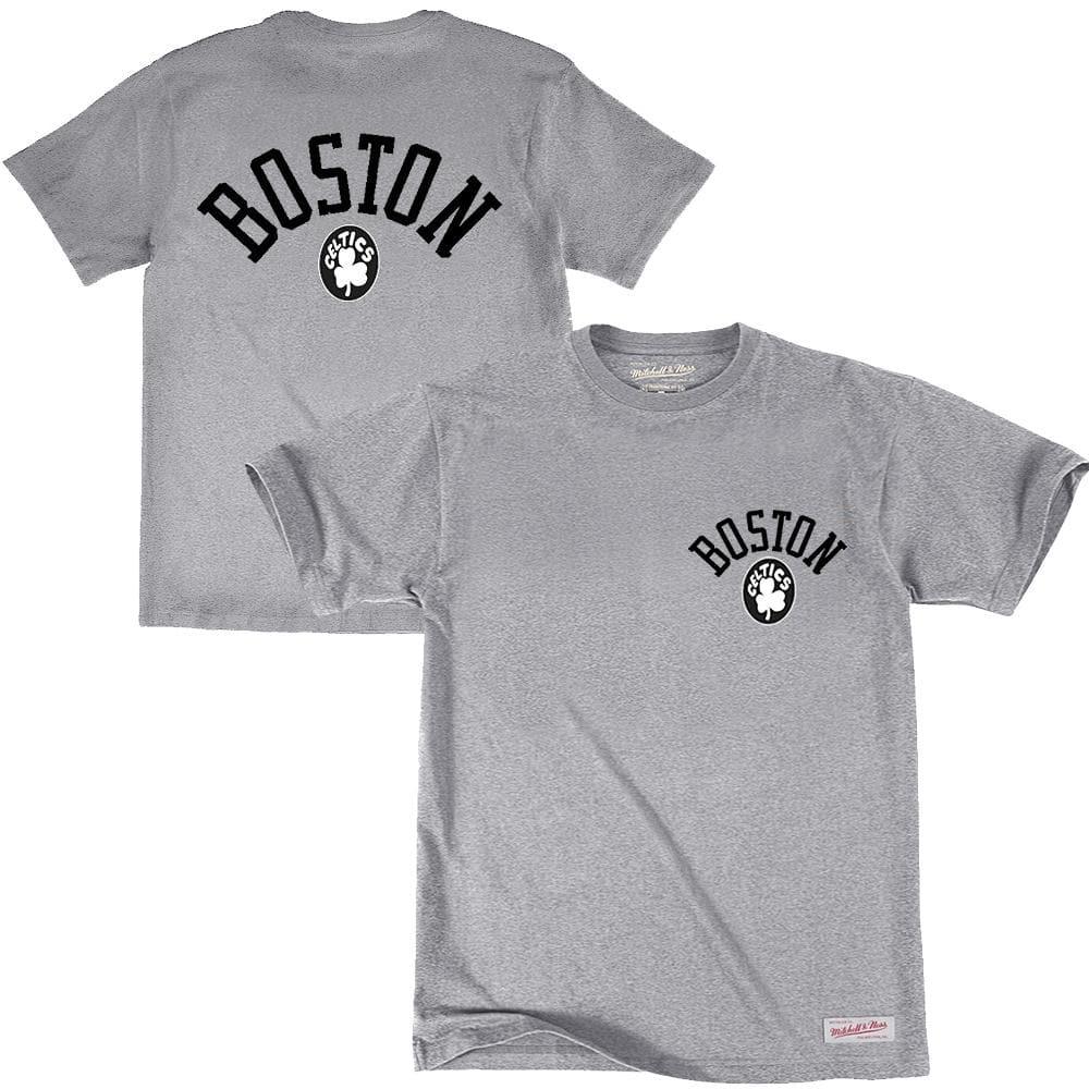 Mitchell And Ness T-Shirts Boston Celtics Mitchell & Ness NBA Colour Pop T-Shirt - Grey