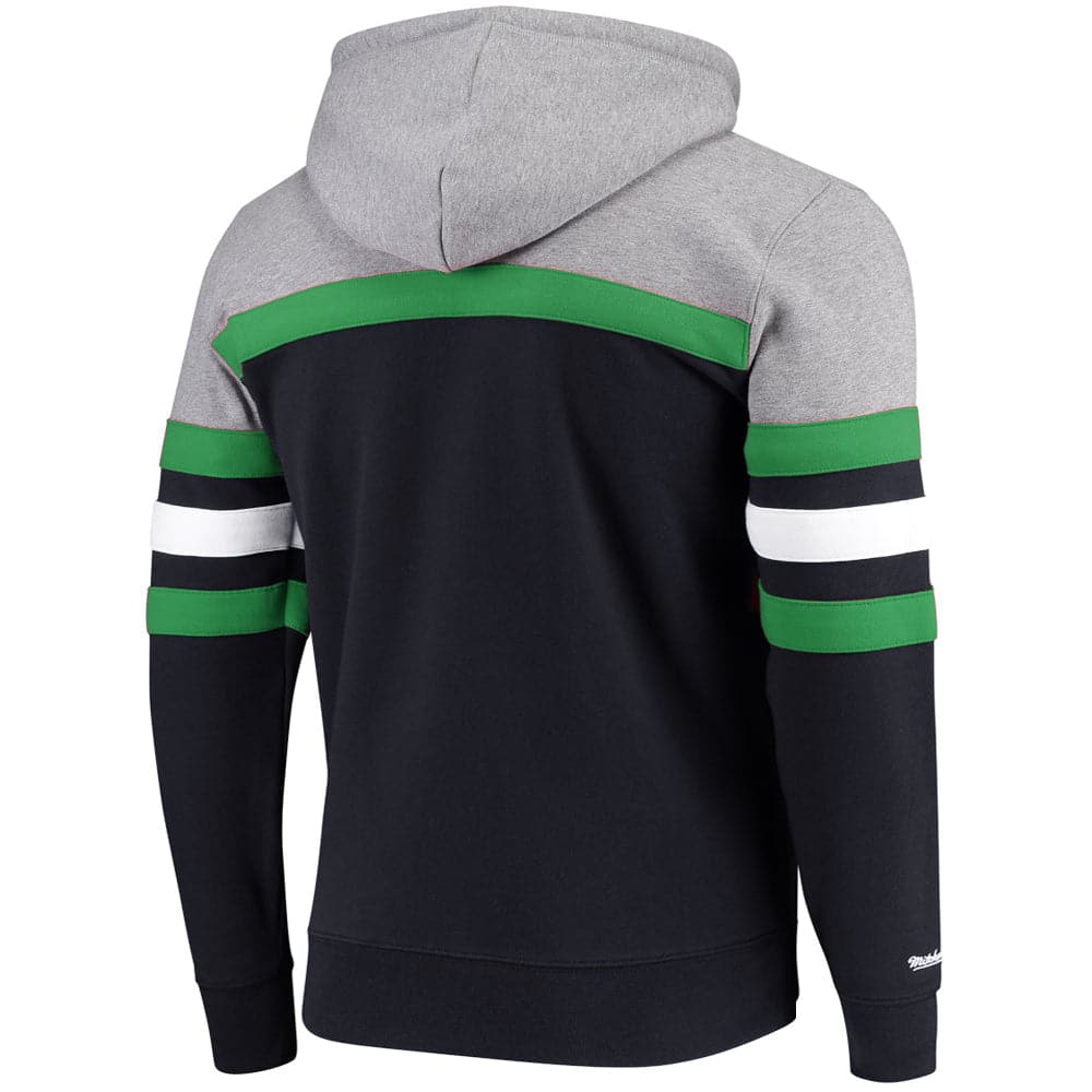 Mitchell And Ness Jumpers Boston Celtics Mitchell & Ness NBA Head Coach Premium Hoodie Jumper - Black