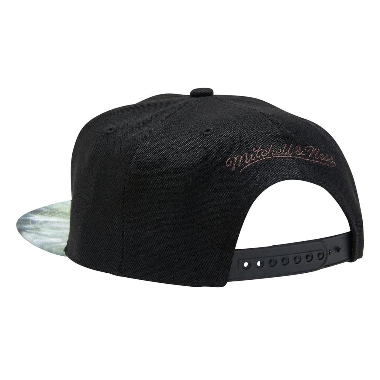 Mitchell And Ness Caps Boston Celtics Mitchell & Ness NBA HWC Blizted Snapback Hat - Black