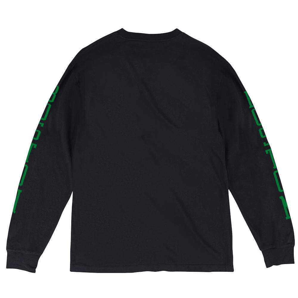 Mitchell And Ness Long Sleeve Tees Boston Celtics Mitchell & Ness NBA Iconic Long Sleeve T-Shirt - Black
