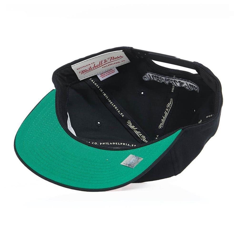 Mitchell And Ness Caps Boston Celtics Mitchell & Ness NBA Logo Deadstock Snapback Hat - Black
