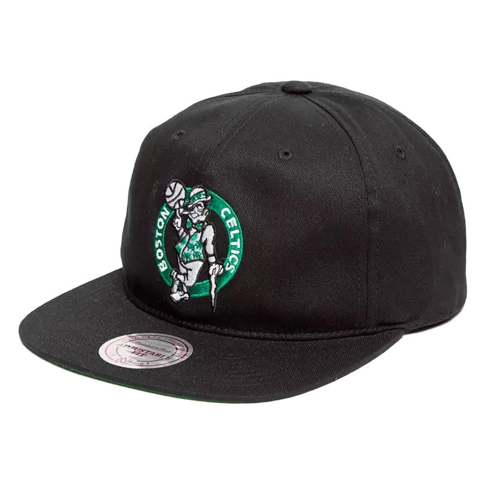 Mitchell And Ness Caps Boston Celtics Mitchell & Ness NBA Logo Deadstock Snapback Hat - Black