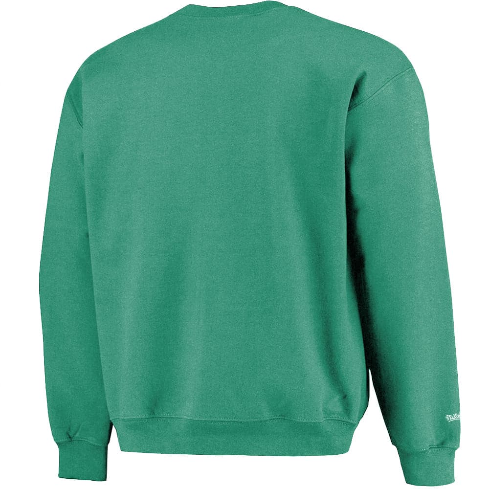 Mitchell And Ness Jumpers Boston Celtics Mitchell & Ness NBA Zone Vintage Crew Jumper - Faded Green